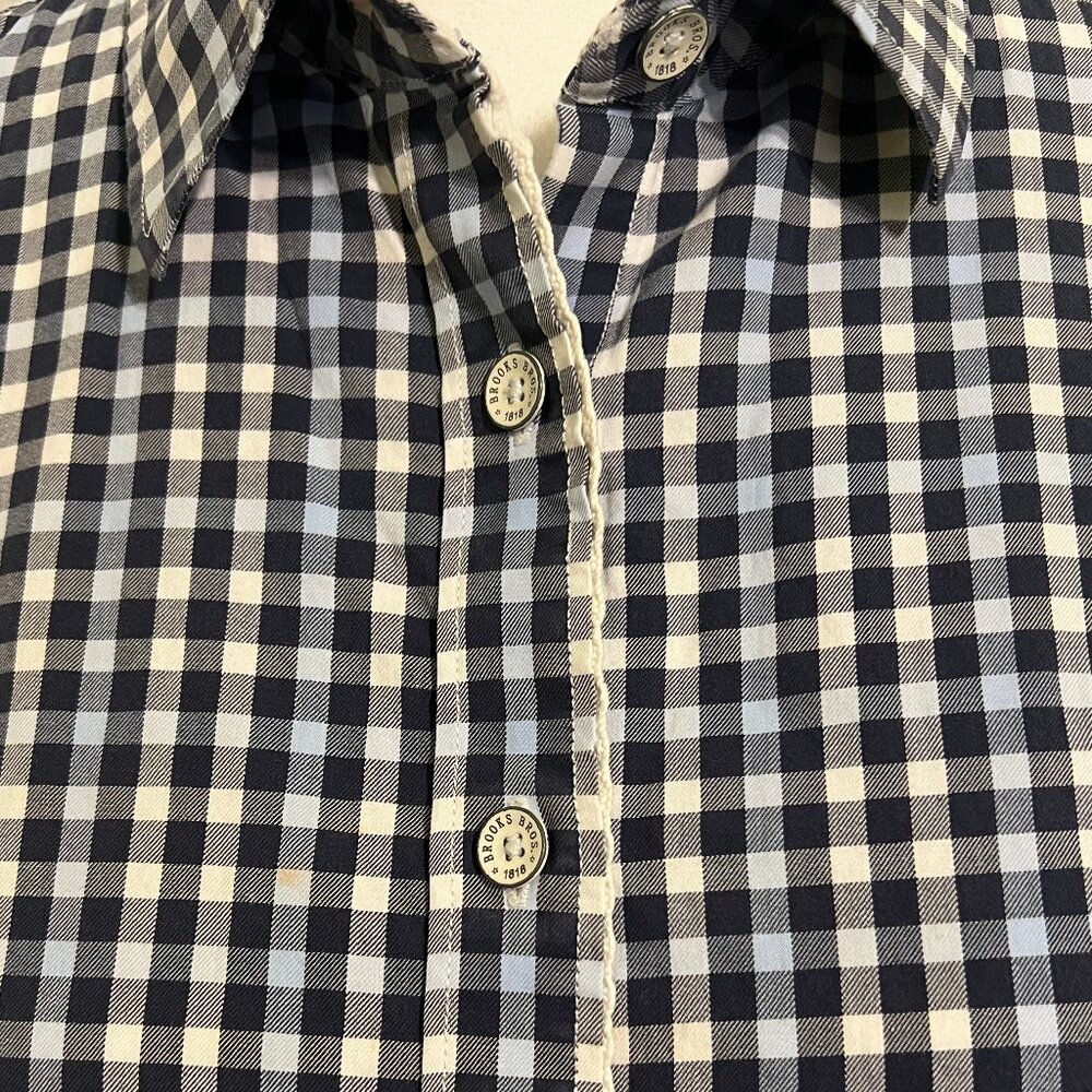 Brooks Brothers Women's Gingham Button Down Shirt - Picture 4 of 16